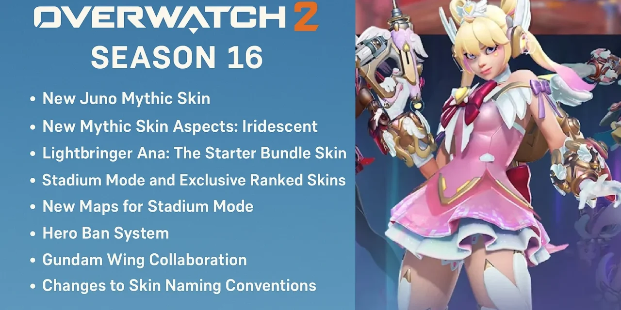 Overwatch 2 Season 16 Leaks: New Mythic Skins, Hero Bans, and a Gundam Collaboration?