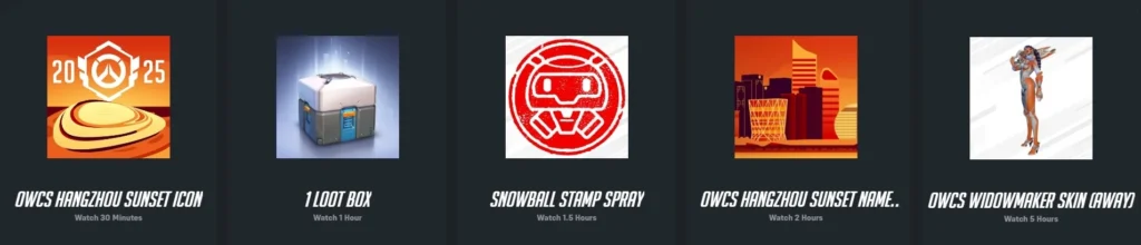 ๐ 2025 Overwatch Esports Viewership Rewards: Watch, Cheer, and Snag Some Loot! ๐ - News - OverwatchCentral ๐ 2025 Overwatch Esports Viewership Rewards: Watch, Cheer, and Snag Some Loot! ๐ - News - OverwatchCentral