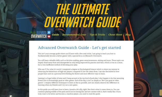 Elevate Overwatch: The Ultimate Guide to Mastering Gameplay, Strategies, and Mindset