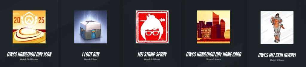 ๐ 2025 Overwatch Esports Viewership Rewards: Watch, Cheer, and Snag Some Loot! ๐ - News - OverwatchCentral ๐ 2025 Overwatch Esports Viewership Rewards: Watch, Cheer, and Snag Some Loot! ๐ - News - OverwatchCentral