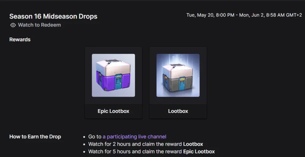 ๐ New Twitch Drops Overwatch 2 โ Time to Snag That Loot! ๐ - Events - OverwatchCentral ๐ New Twitch Drops Overwatch 2 โ Time to Snag That Loot! ๐ - Events - OverwatchCentral