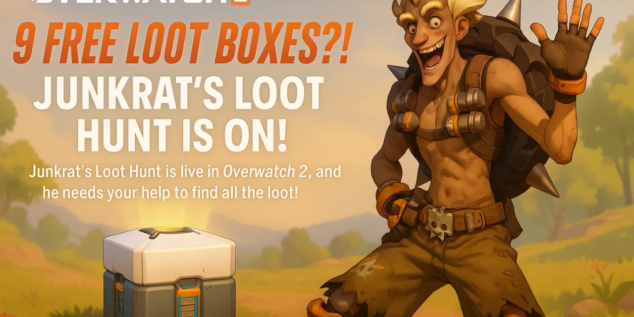 🎉 9 FREE Loot Boxes?! Junkrat’s Loot Hunt is On in Overwatch 2!