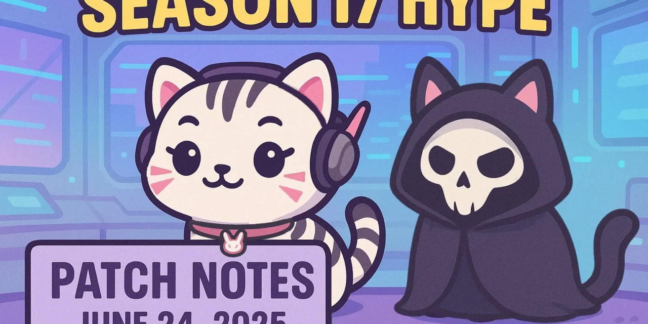 🎉Season 17 HYPE!! 🐯 Patch Notes- June 24, 2025💥