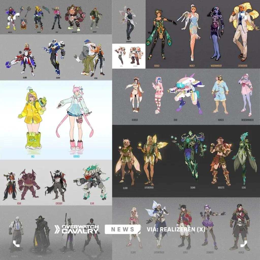 🎨 Overwatch Survey Skins: What’s Been Revealed vs. What’s Actually Made It In! 💖 - News - Overwatch 2 - OverwatchCentral.gg 🎨 Overwatch Survey Skins: What’s Been Revealed vs. What’s Actually Made It In! 💖 - News - Overwatch 2 - OverwatchCentral.gg