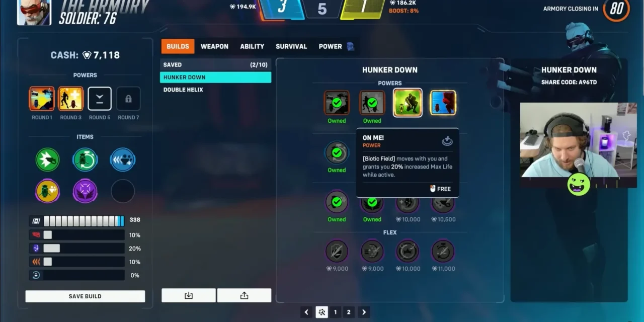 The “Frontline 76” Build Turns Soldier Into a Tanky Damage Machine in Overwatch 2 Stadium