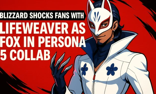 Blizzard shocks fans with Lifeweaver as Fox in Persona 5 collab