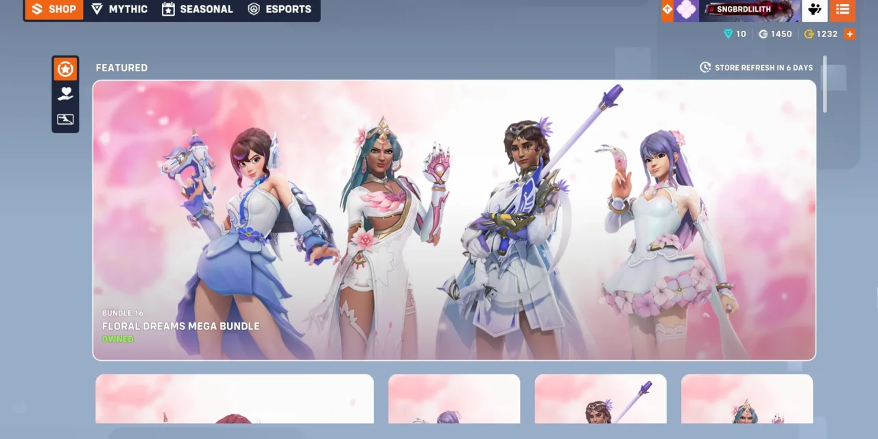 Bloom Alert: New Floral Skins For Juno, Kiriko, Ana And Symmetra