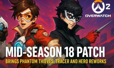 Overwatch 2 mid-season 18 patch brings phantom thieves, tracer and hero reworks